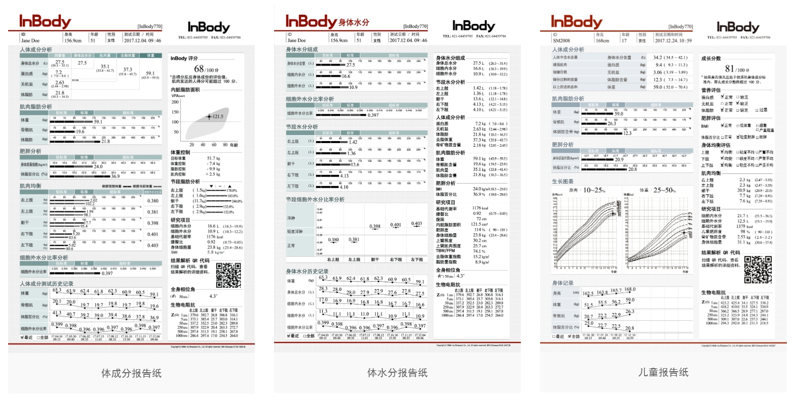 人體成分分析儀