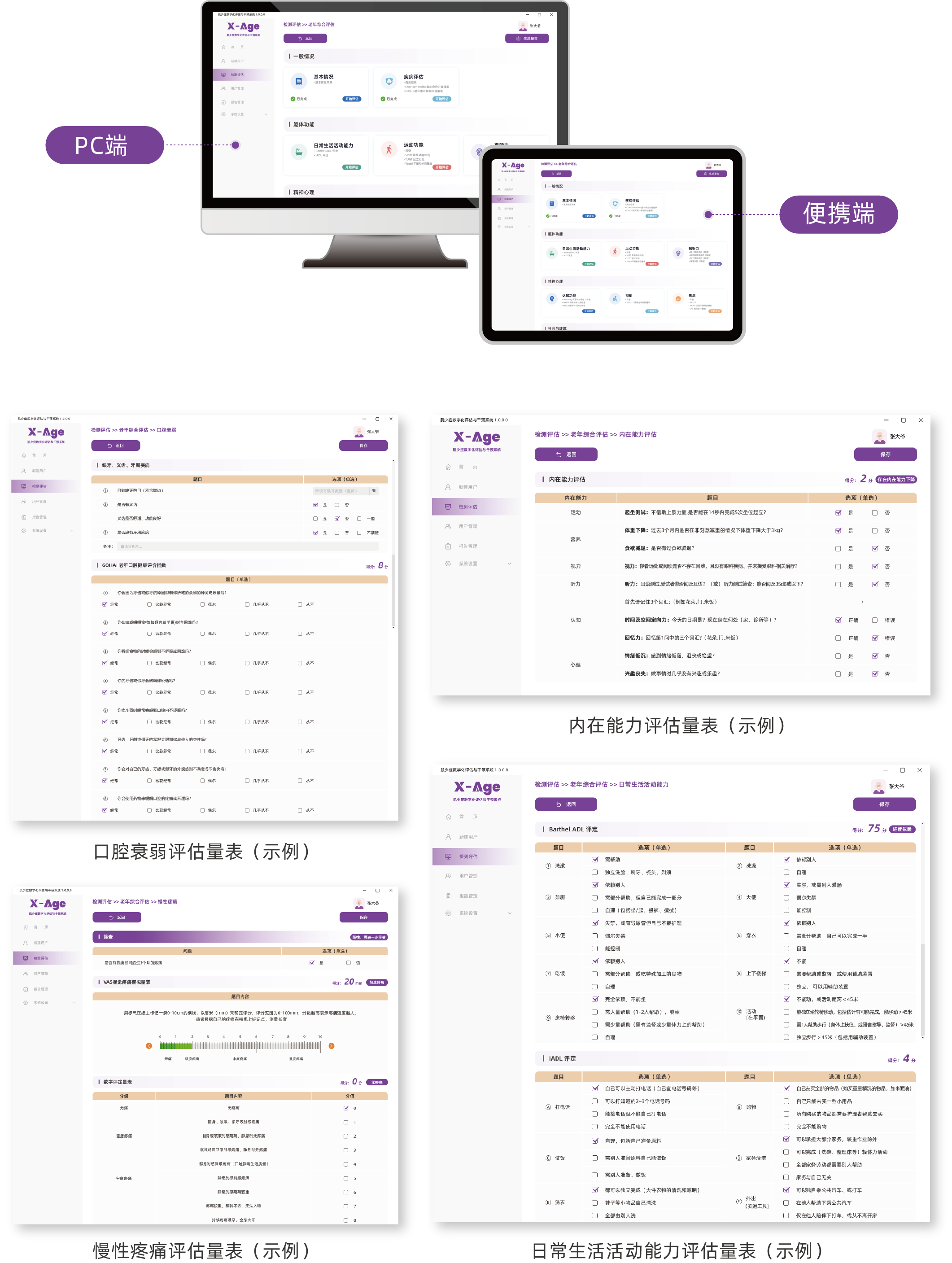 老年綜合評(píng)估系統(tǒng)